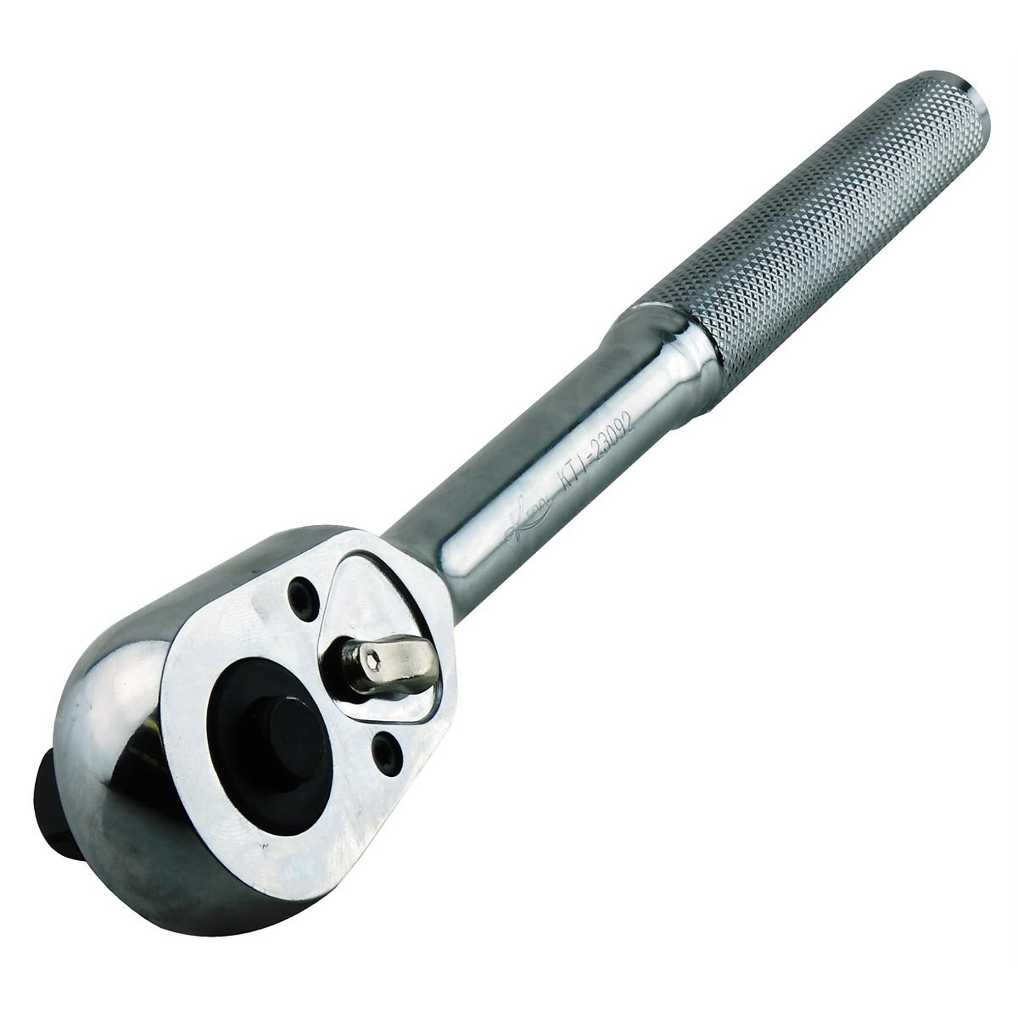 K Tool International Ratchet — 3/8in. Drive, Polished Chrome, Push Button Release, Model# KTI22092